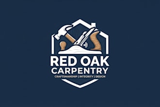design a creative carpentry logo for your brand