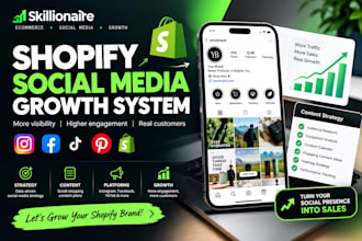 grow your shopify with social media marketing and content strategy