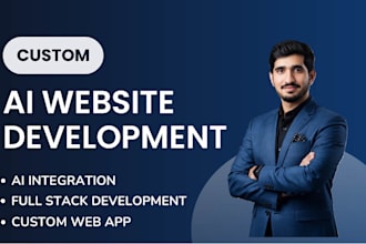 develop ai software, custom ai websites with ai integration