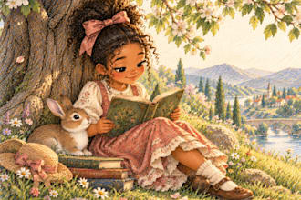 illustrate whimsical childrens books with colored pencil artwork