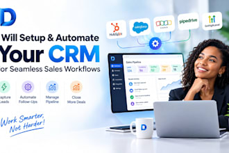 setup hubspot CRM and automate your sales workflow