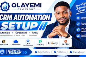 setup jobtread jobnimbus CRM workflows builder prime knowify zapier integration