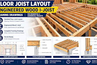 draft floor joist layout engineered wood i joist framing drawings