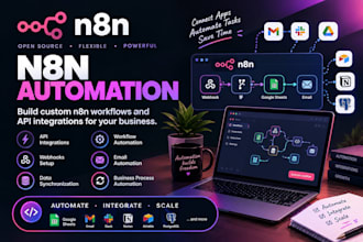 build n8n automation workflows and API integrations