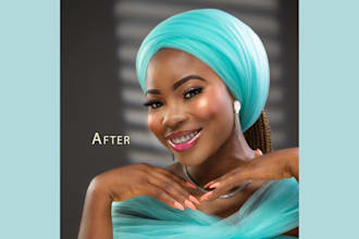 do high end beauty retouching and skin editing