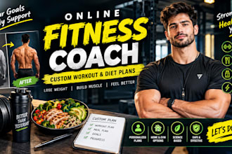 be your personal online fitness coach and create custom workout plans