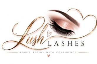 design a professional , lash, beauty, feminine or makeup eyelash logo