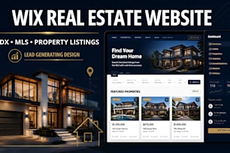design wix real estate website idx mls integration wix realtor property listings