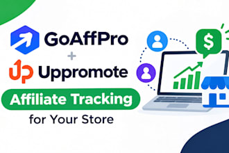 set up goaffpro and uppromote affiliate tracking for your store