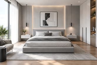 do 3d interior design, home decor, 3d rendering, room design