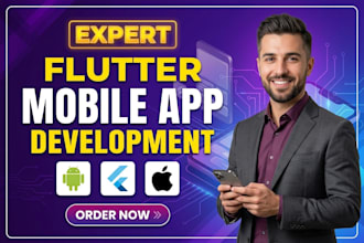 develop cross platform mobile app using flutter firebase app developer