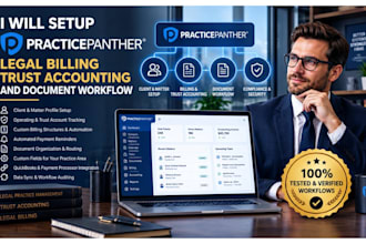 setup practicepanther legal billing trust accounting and document workflow