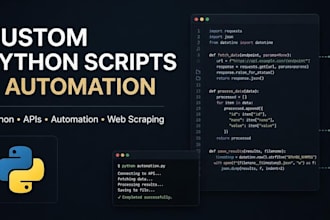 create custom python scripts and automations