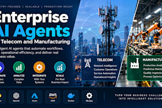 design and build enterprise ai agents for telecom and manufacturing