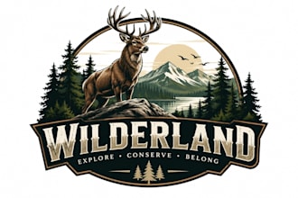 design a professional  animal, nature, or outdoor wildlife logo