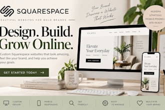 build squarespace website design