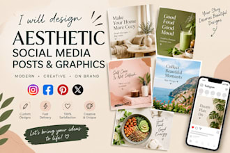 design aesthetic social media posts