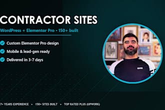 build a wordpress website for your contractor or trades business