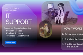 provide IT support and troubleshoot computer problems