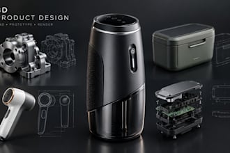 design your custom product and create a manufacturing ready 3d prototype