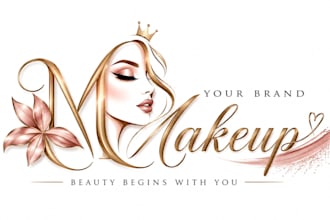 design a professional , beauty, cosmetics, or glam makeup logo