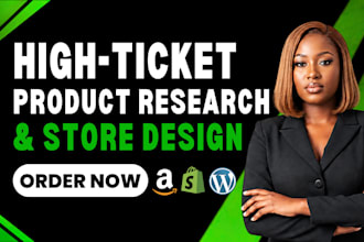 do shopify high ticket winning products research high ticket dropshipping store