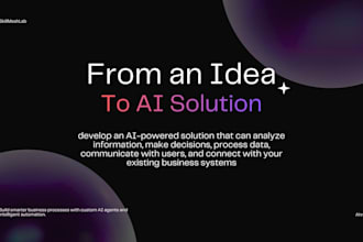 build custom ai agents and intelligent automation