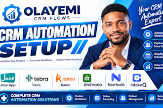 setup jane app tebra kareo drchrono CRM workflows nexhealth intakeq automation