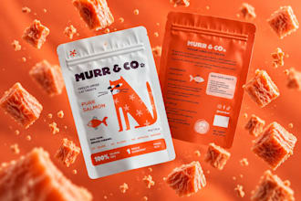design premium pet food and pet treat packaging