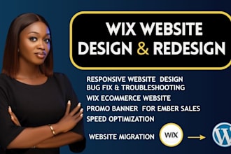 wix website redesign wix web design wordpress ecommerce website edit wix to wp