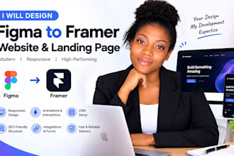 design figma to framer website framer landing page and framer development