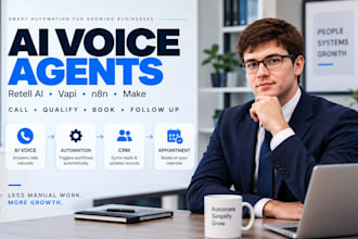 build ai voice agents with n8n vapi retell ai and make automation