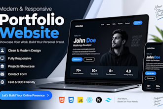 build a modern portfolio website for your personal brand