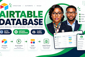 setup airtable database, airtable automation, airtable crm, airtable interface