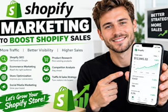do shopify marketing to boost shopify sales, shopify seo, ecommerce marketing