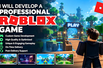 develop a professional roblox game