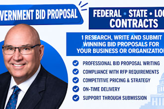 write government bid proposal for federal state and local contracts