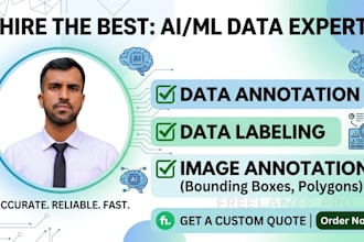 data annotation, image annotation, data lableing for ai models