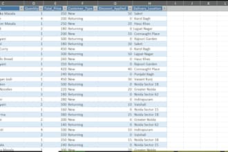 do data cleaning and data entry