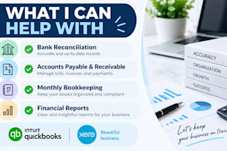 manage your monthly bookkeeping in quick books online