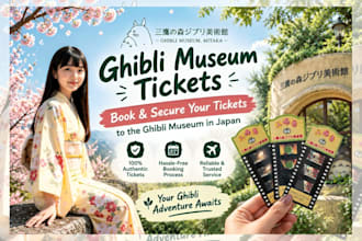 help you book and secure ghibli museum tickets in japan