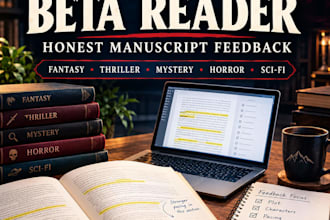 beta read your thriller horror mystery or sci fi novel