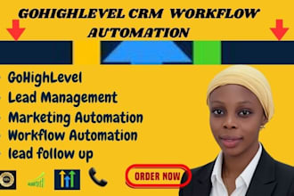 setup gohighlevel, CRM, and workflow automation