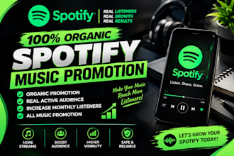 do organic spotify music promotion and make it viral spotify