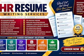 write HR resume for HR manager HR generalist HR specialist hrbp recruiter shrm