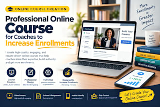 create a professional online course for coaches to increase enrollments