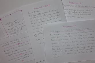 create beautiful handwritten notes