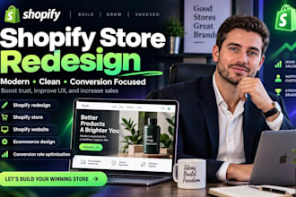 redesign shopify store homepage and improve conversions