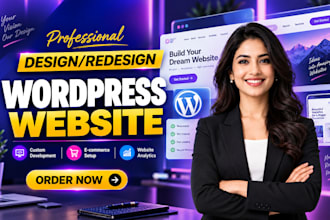 design premium wordpress and peptide websites using elementor pro