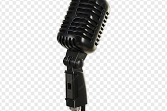record a clear and professional voice over for your project